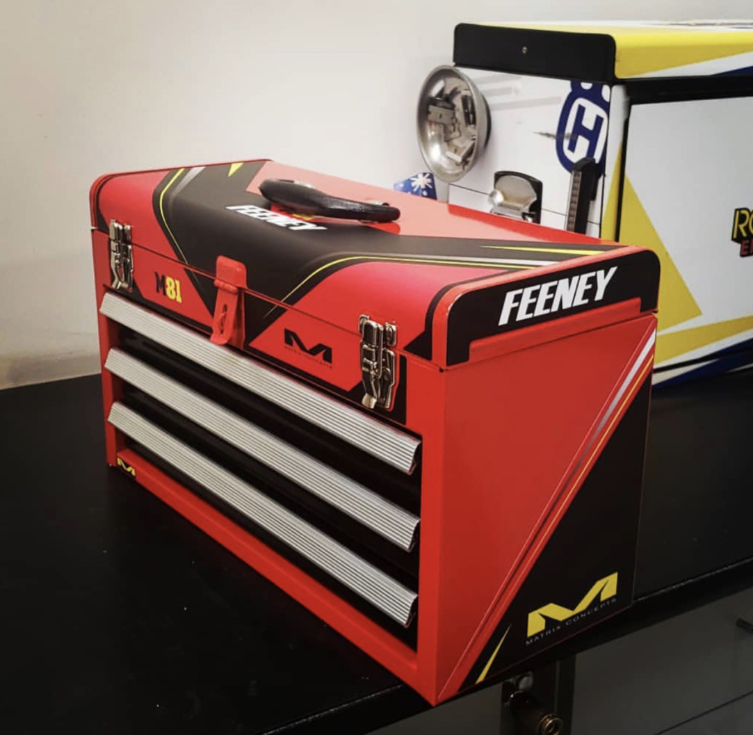 Motocross shop tool box